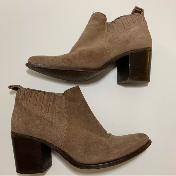 Steve Madden Shoes - Steve Madden Pauze Taupe Suede Ankle Boots